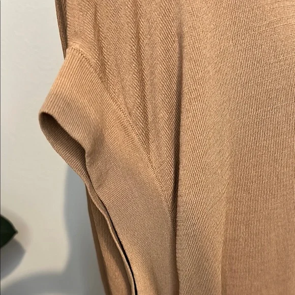 Zara Tan Sheer swim cover up Maxi Dress Sleeveless Resort Wear - Picture 9 of 14